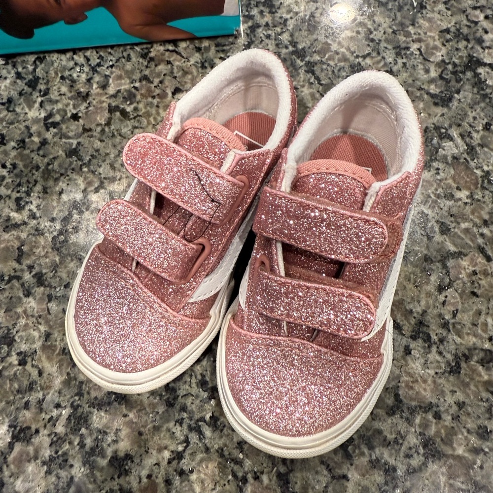 Vans Glittery Pink Sneakers